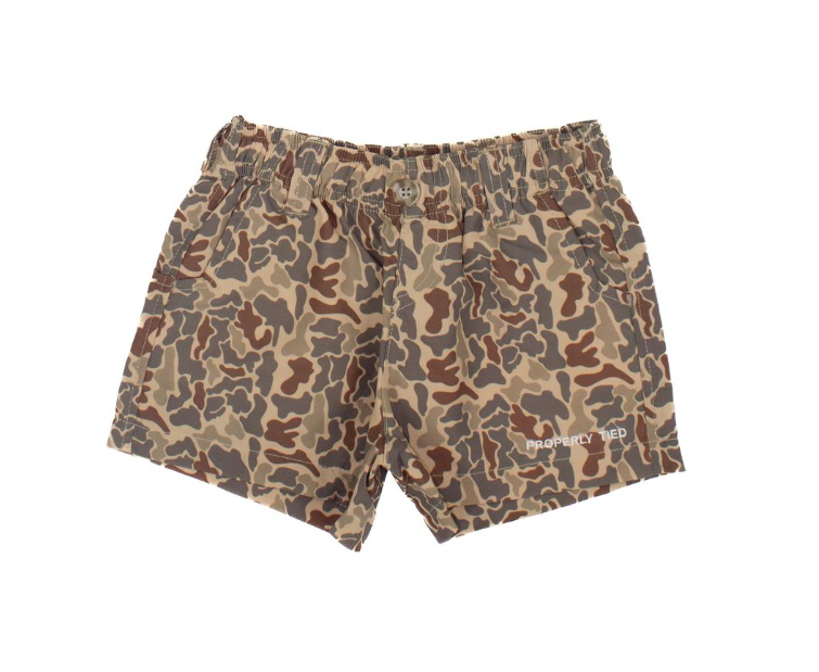 PROPERLY TIED MALLARD SHORT VINTAGE CAMO