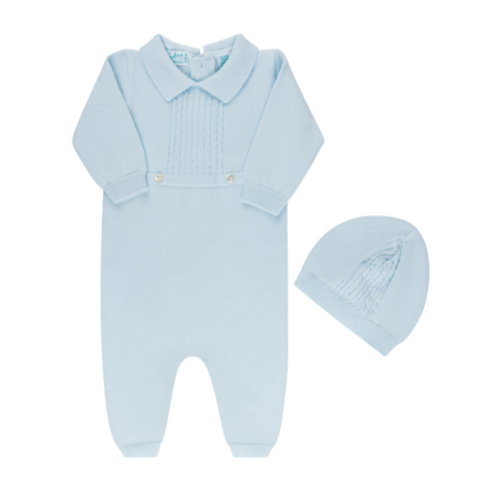 FELTMAN BROTHERS CABLE KNIT LONGALL WITH HAT