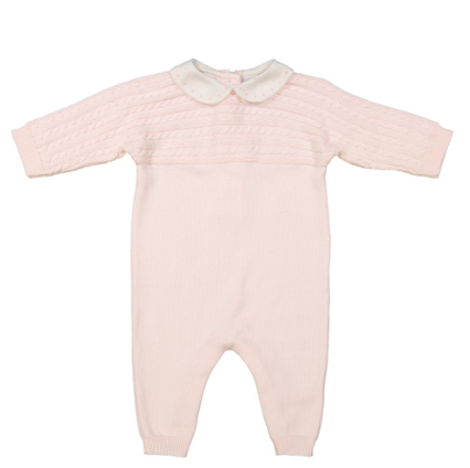 FELTMAN BROTHERS CABLE KNIT LONGALL PINK