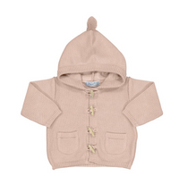 FELTMAN BROTHERS TOGGLE BUTTON CARDIGAN PINK