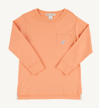 TBBC CARTER CREWNECK LONG SLEEVE SEASHORE SHERBET