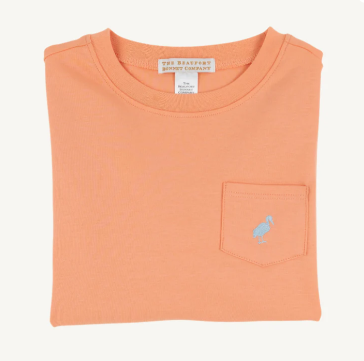 TBBC CARTER CREWNECK LONG SLEEVE SEASHORE SHERBET