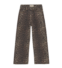 CREAMIE CHEETAH JEANS WIDE LEG