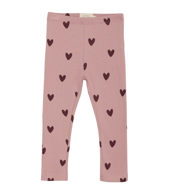 CREAMIE HEART LEGGINGS