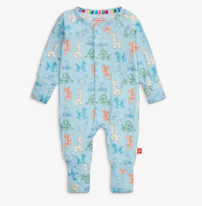 MAGNETIC ME BLUE PARTY ANIMAL GLOW INT HE DARK MODAL CONVERTIBLE COVERALL