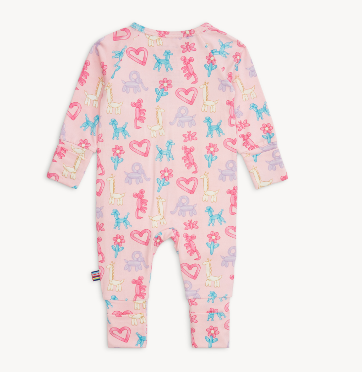 MAGNETIC ME PINK PARTY ANIMAL GLOW IN THE DARK MODAL CONVERTIBLE COVERALL