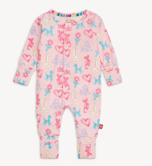 MAGNETIC ME PINK PARTY ANIMAL GLOW IN THE DARK MODAL CONVERTIBLE COVERALL