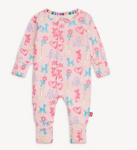 MAGNETIC ME PINK PARTY ANIMAL GLOW IN THE DARK MODAL CONVERTIBLE COVERALL