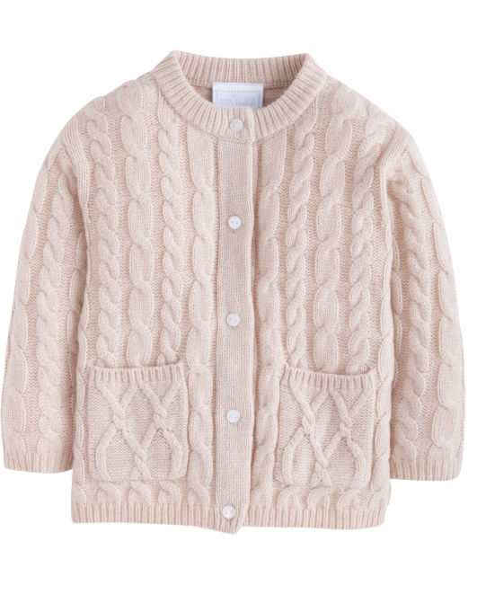 LITTLE ENGLISH CLASSIC CARDIGAN OATMEAL
