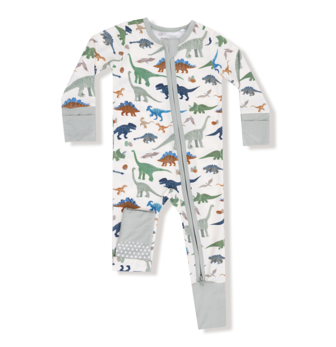 ANGEL DEAR WASHY DINOS 2 WAY ZIPPER ROMPER