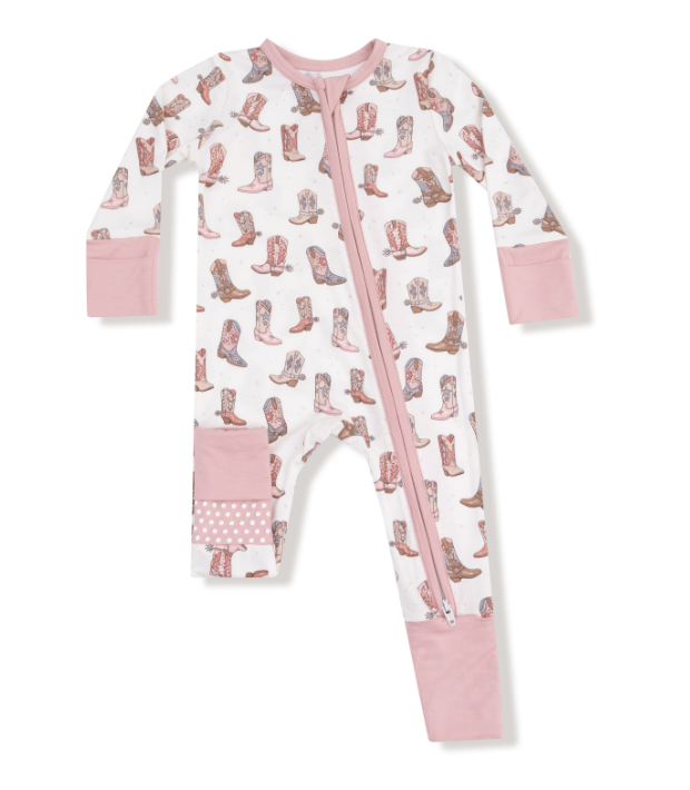 ANGEL DEAR FUTURE COWGIRL 2 WAY ZIPPER ROMPER