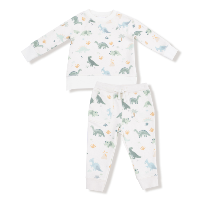 ANGEL DEAR SOFT DINOS FRENCH TERRY JOGGER SET