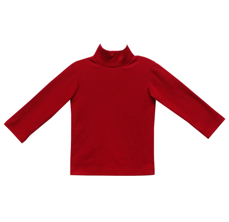 ZUCCINI KIDS TURTLENECK UNDER SHIRT RED KNIT
