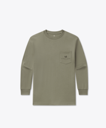 SOUTHERN MARSH YOUTH LS  INFLIGHT CAMO TEE STONEWALL OLIVE
