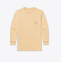 SOUTHERN MARSH YOUTH LS DUCKSTAMP PINTAIL TEE AUDUBON TAN