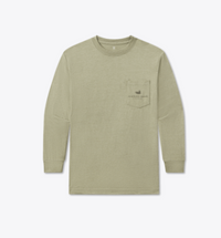 SOUTHERN MARSH YOUTH LS SEAWASH TEE UNDAUNTING FOCUS BRIGADE OLIVE