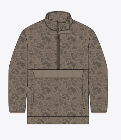 SOUTHERN MARSH YOUTH WADSWORTH FLEECE RETRO CAMO KHAKI