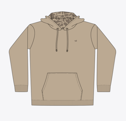 SOUTHERN MARSH YOUTH HALLANDALE HOODIE RETRO CAMO OATMEAL