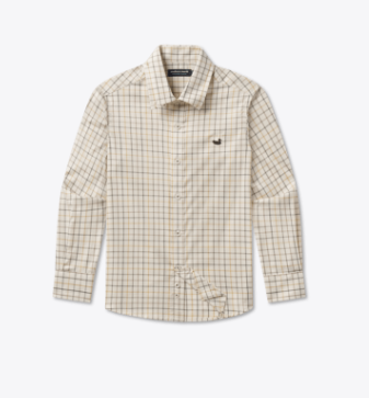 SOUTHERN MARSH YOUTH CHATEAU WINDOWPANE DRESS SHIRT
