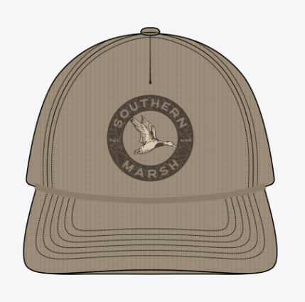 SOUTHERN MARSH YOUTH ENSENADA ROPE HAT INFLIGHT CAMO TAN
