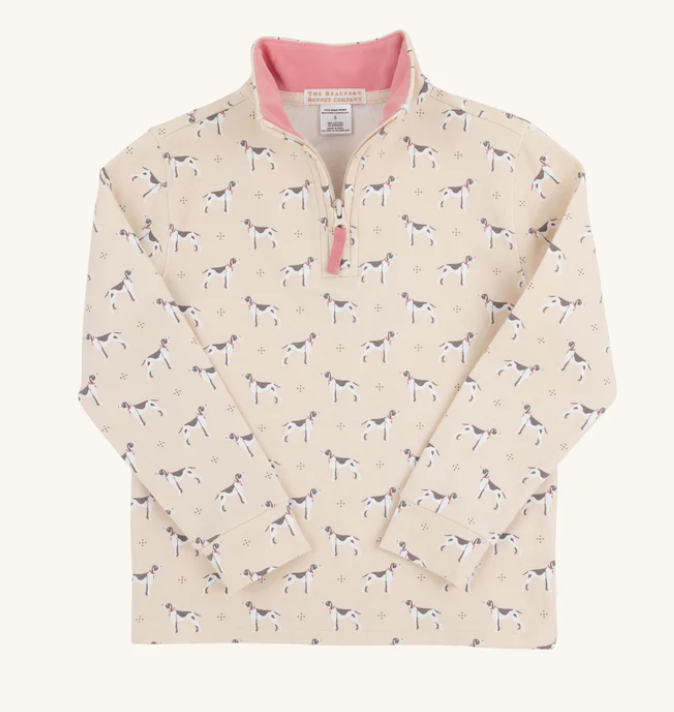 TBBC HAYWORD HALF-ZIP CAROLINA HUNT CLUB/NANTUCKET RED