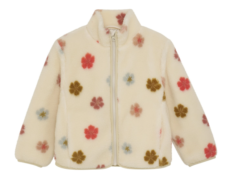 MINY MO FLOWER TEDDY JACKET