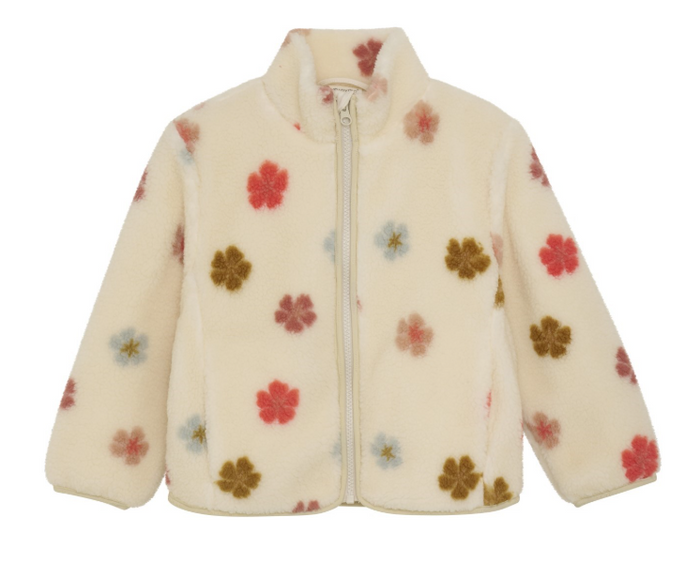 MINY MO FLOWER TEDDY JACKET