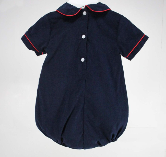 BABY BLESSINGS NAVY & RED MICHAEL BUBBLE