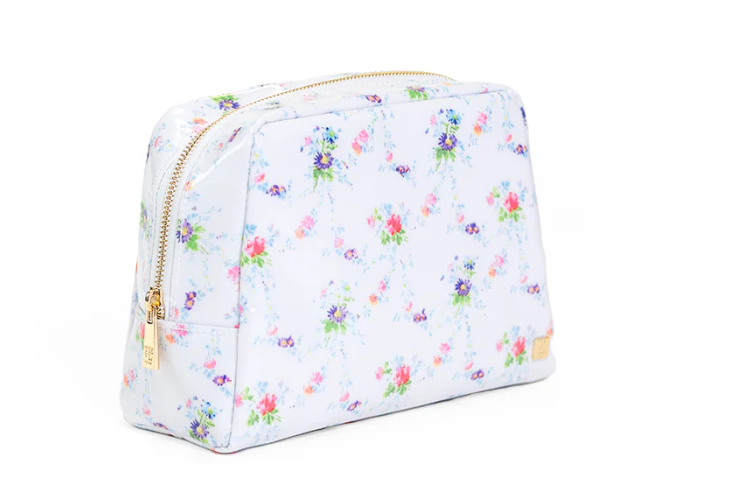 TRVL LUXE LUXE GLOSS WASH BAG MEDIUM JULIETTE FLORAL