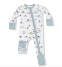 ANGEL DEAR MIGRATING MALLARDS 2 WAY ZIPPER ROMPER