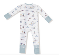 ANGEL DEAR MIGRATING MALLARDS 2 WAY ZIPPER ROMPER