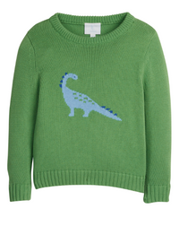 LITTLE ENGLISH INTARSIA SWEATER DINOSAUR