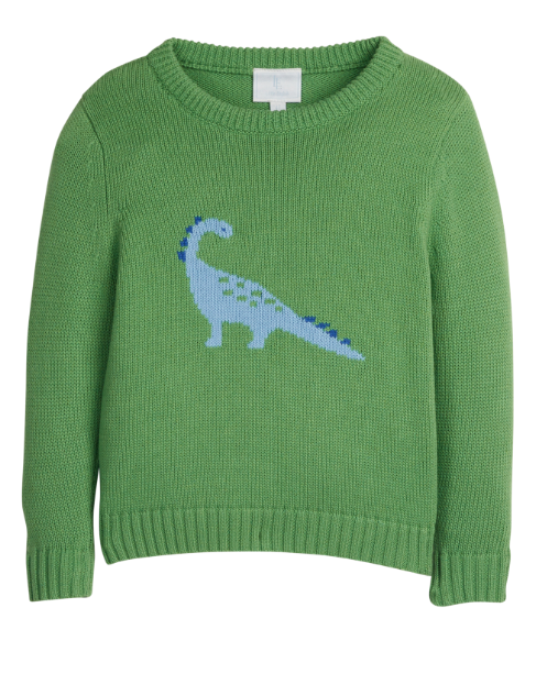 LITTLE ENGLISH INTARSIA SWEATER DINOSAUR