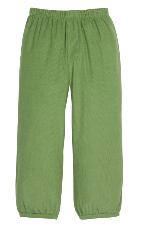 LITTLE ENGLISH BANDED PANT WATERCRESS CORD