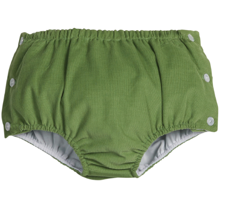 LITTLE ENGLISH JAM PANTY WATERCRESS CORDUROY