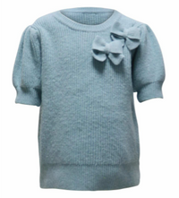 HAYDEN GIRLS BLUE SWEATER WITH BOWS