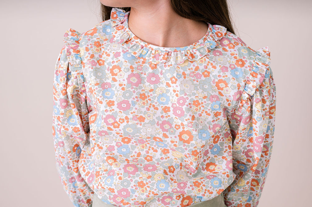 SET PROPER EVELYN BLOUSE WHIMSY BLOOMS