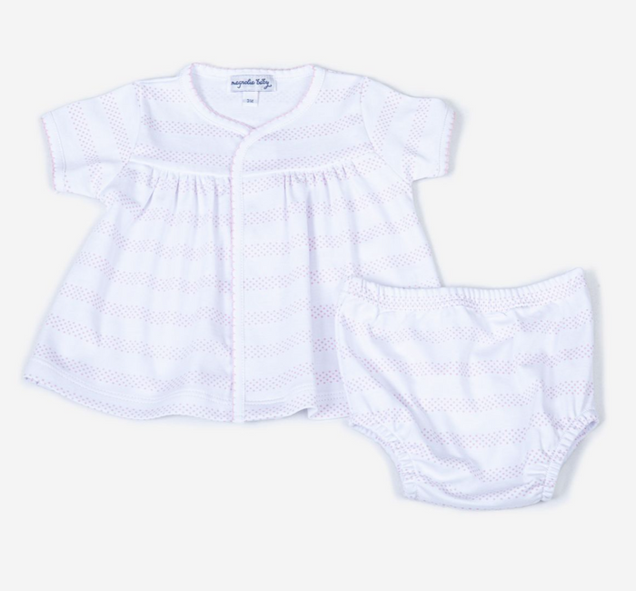 MAGNOLIA BABY BABY OF  MINE DIAPER COVER SET PINK