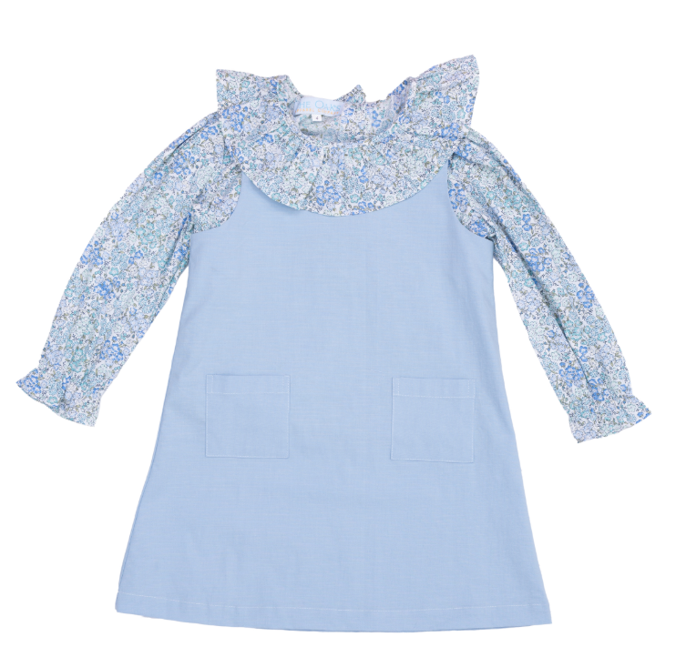 THE OAKS MATILDA DRESS BLUE FLORAL