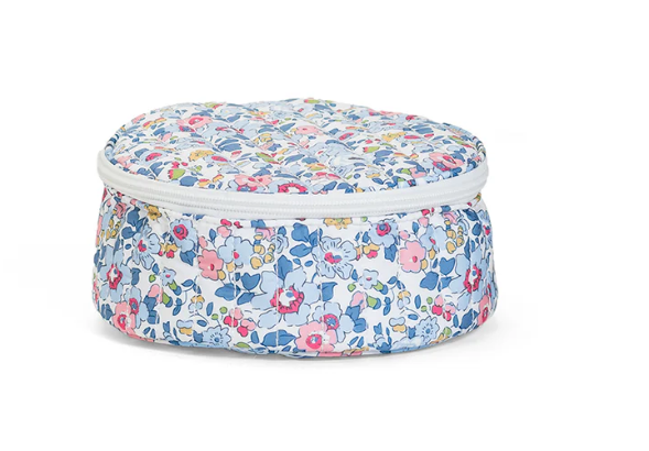 TRVL QUITLED JEWEL ROUND BRIDGEHAMPTON FLORAL