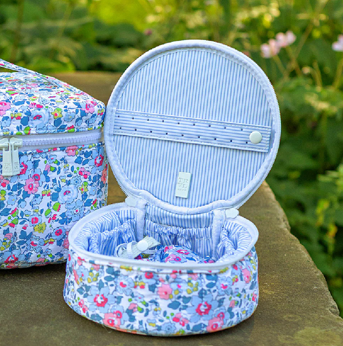 TRVL QUITLED JEWEL ROUND BRIDGEHAMPTON FLORAL