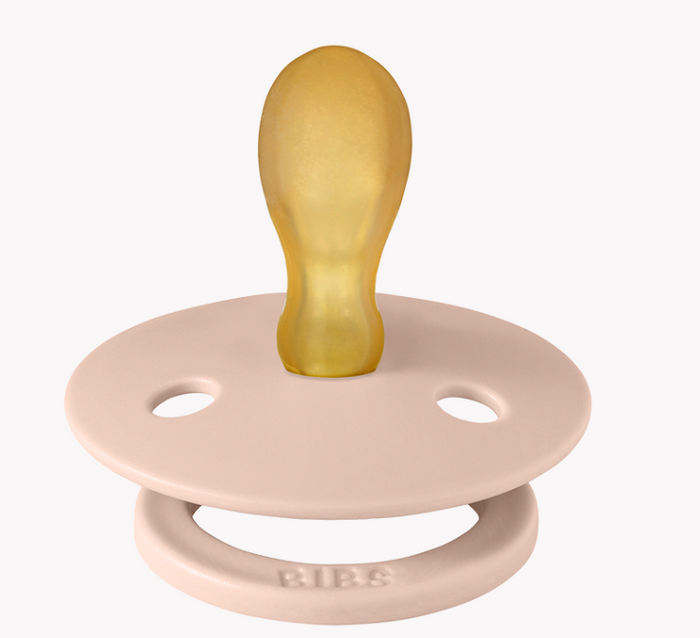 BIBS PACIFIER BLUSH RUBBER