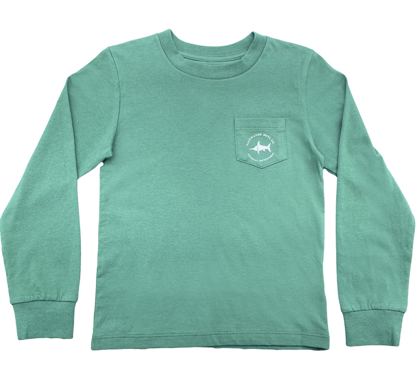 SALTWATER BOYS LS POINTER GRAPHIC TEE