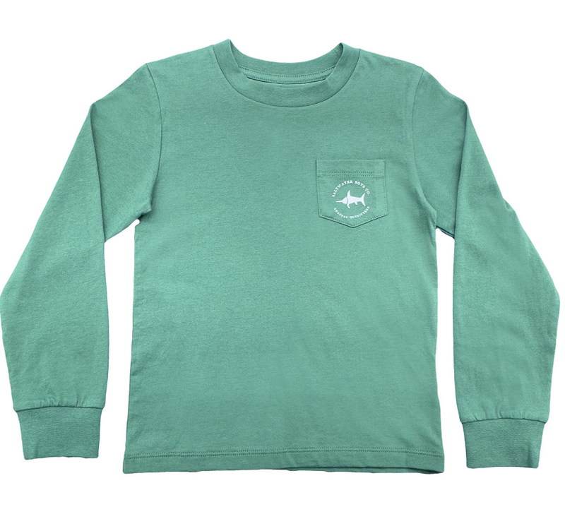 SALTWATER BOYS LS POINTER GRAPHIC TEE