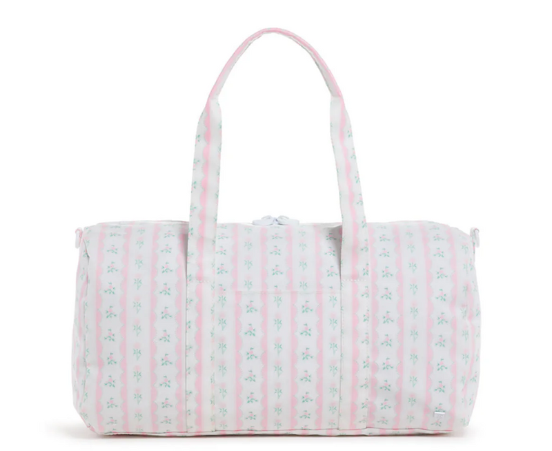 TRVL WEEKENDER DUFFEL BAG RIBBON FLORAL