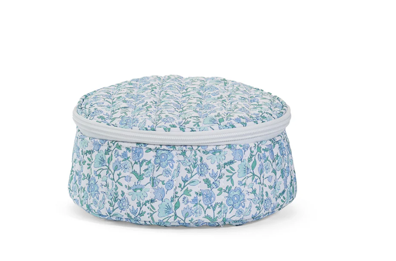 TRVL QUITLED JEWEL ROUND HAMPTON FLORAL