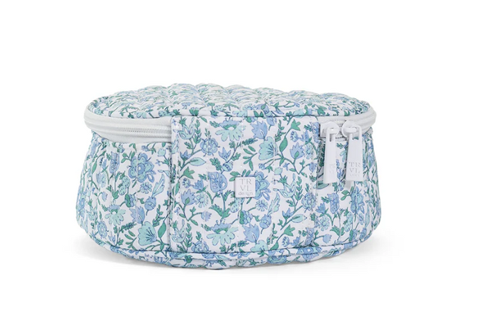 TRVL QUITLED JEWEL ROUND HAMPTON FLORAL