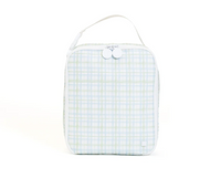TRVL LUNCH BOX CLASSIC PLAID GREEN