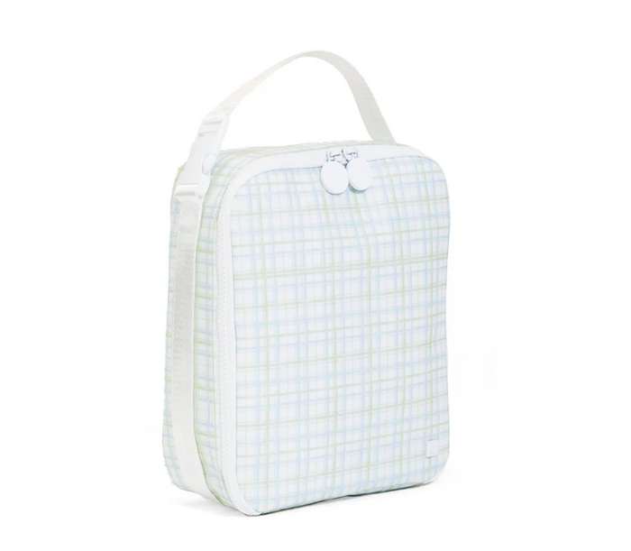 TRVL LUNCH BOX CLASSIC PLAID GREEN