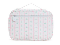 TRVL BUNDLE UP HANGING TOILETRY BAG RIBBON FLORAL PINK